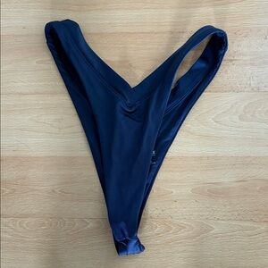 Oneone navy Jesse cheeky bikini bottom